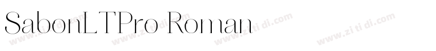 SabonLTPro Roman字体转换